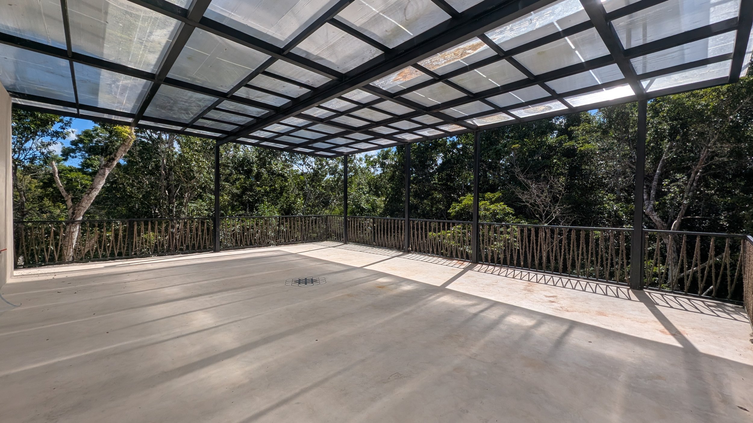 Rooftop yoga shala